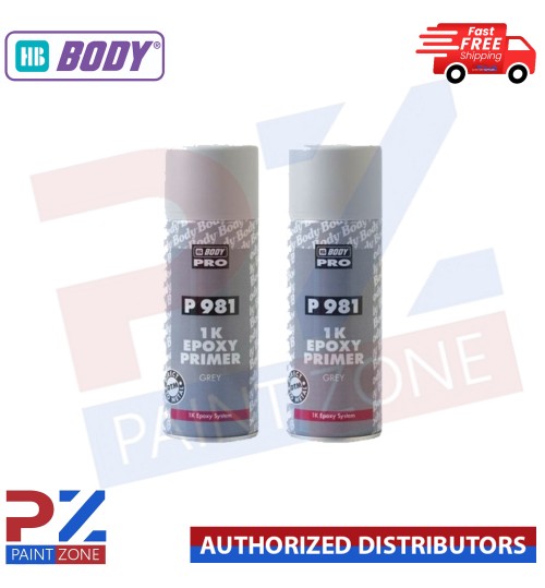 2X HB BODY PRO P981 EPOXY PRIMER AEROSOL (400ML)
